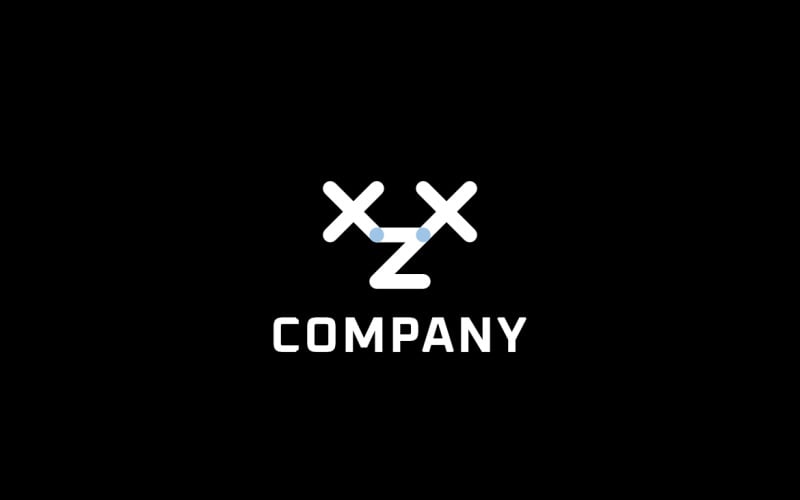 Smile Monogram Letter XZX Logo Logo Template