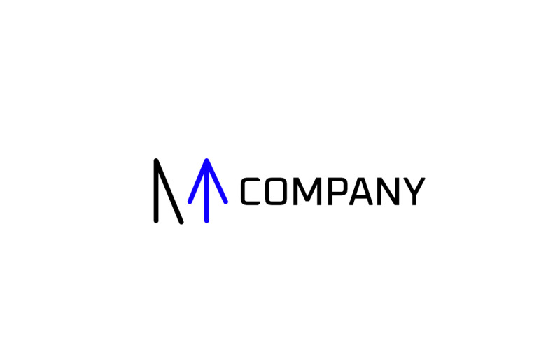 Letter M Arrow Dynamic Logo Logo Template