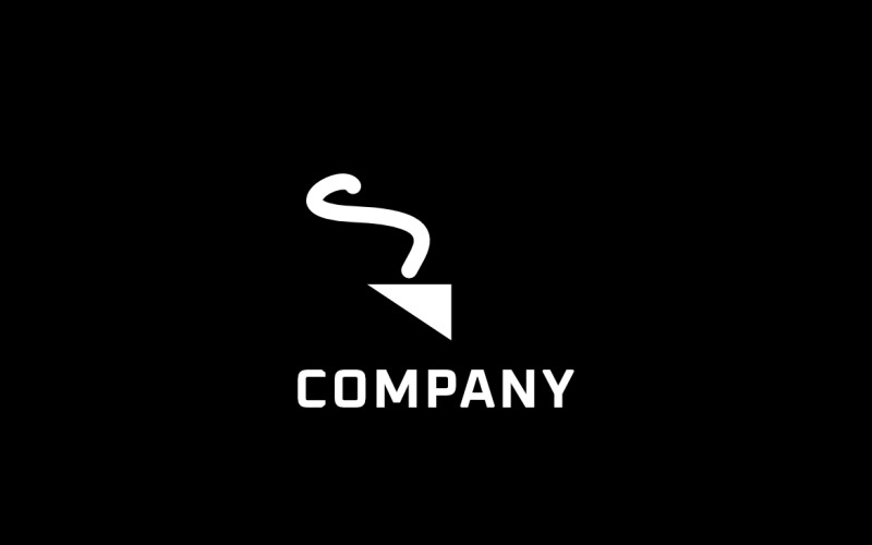 Letter S Arrow Dynamic Flat Logo Logo Template