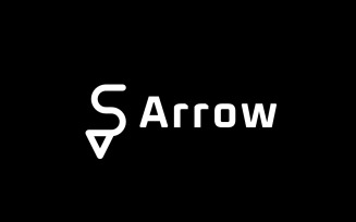 Letter S Arrow Dynamic Logo