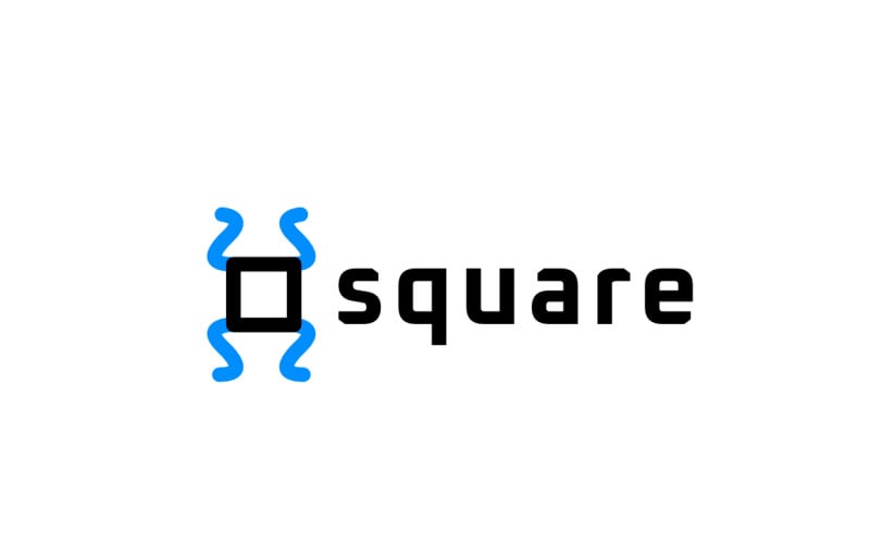 Letter S Square Dynamic Flat Logo Logo Template