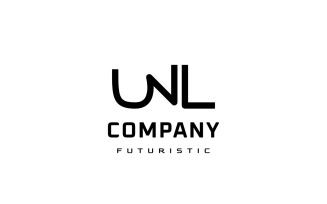 Monogram Letter 3L Unique Logo
