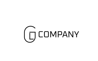 Monogram Letter GL Dynamic Logo