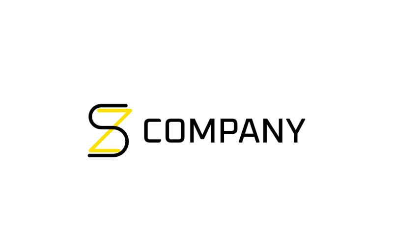 Monogram Letter SZ Dynamic Logo Logo Template