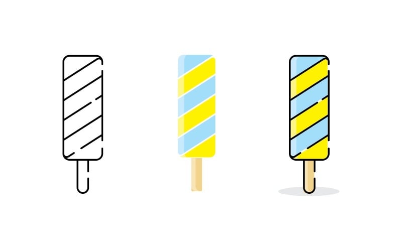 Ice Cream Vector Illustration V8 Logo Template