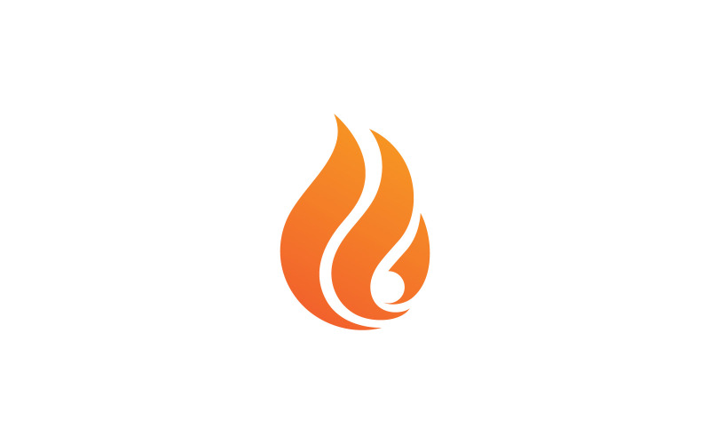 Fire Flame Vector Logo Design Template V13 Logo Template