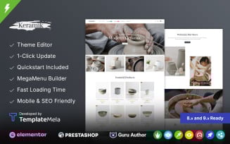 Keramik - Ceramic, Art and Culture Store Prestashop Theme