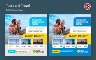 Travel Social Media Banners - 00235