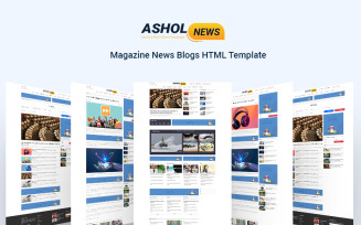 Asolnews-Magazine News Blogs HTML Template