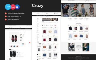 Crazy - Minimal Fashion Store OpenCart Responsive Theme