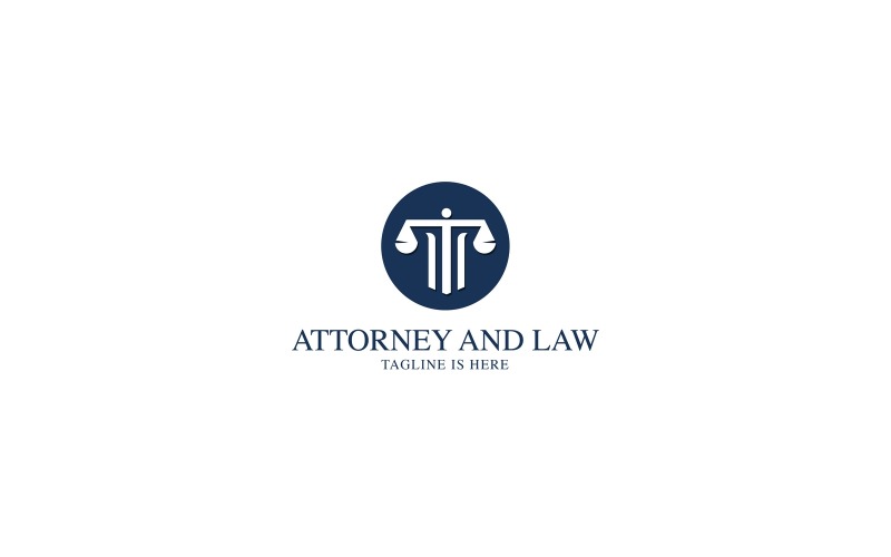 Attorney and Law Firm Logo Template V2