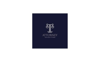 Attorney and Law Logo Template