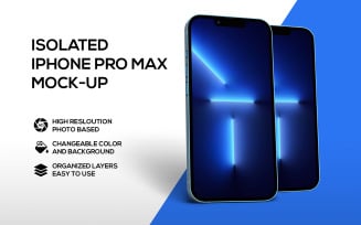 Iphone 13 Pro Max Phone Mockup Template
