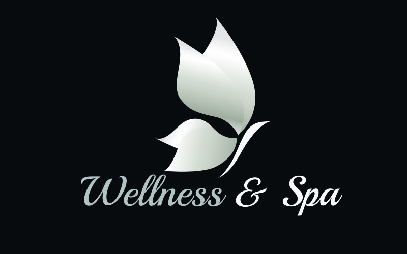 Wellness &Spa For A Handsome &Beauty Service Logo Logo Template