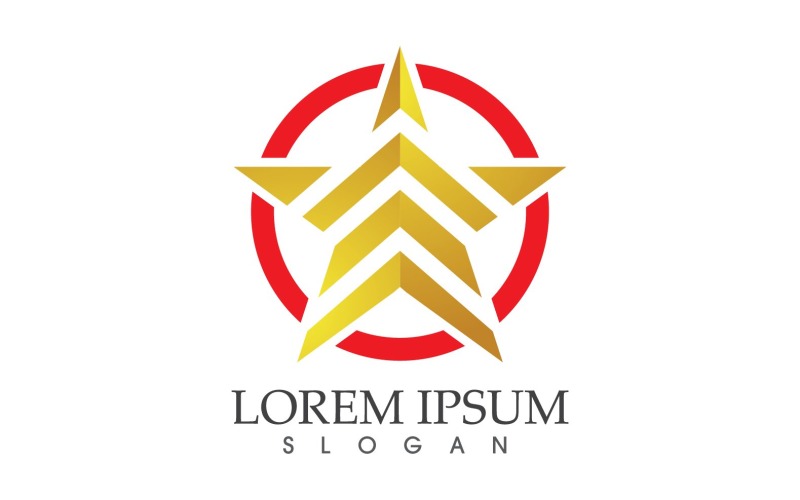 Success Star Symbol Logo Vector V11 Logo Template