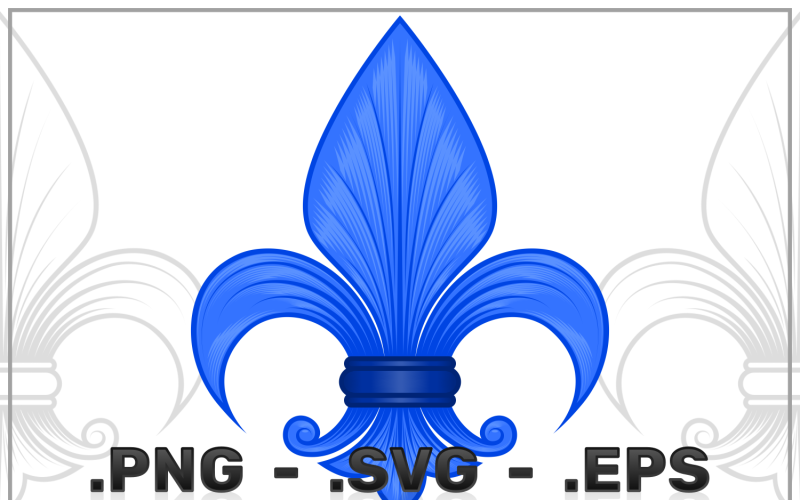 Vector Design Of The Fleur De Lis Vector Graphic