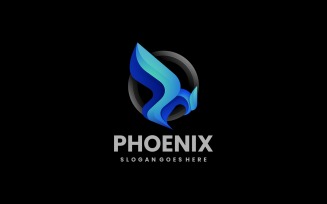 Logo Template Phoenix Colorful Style
