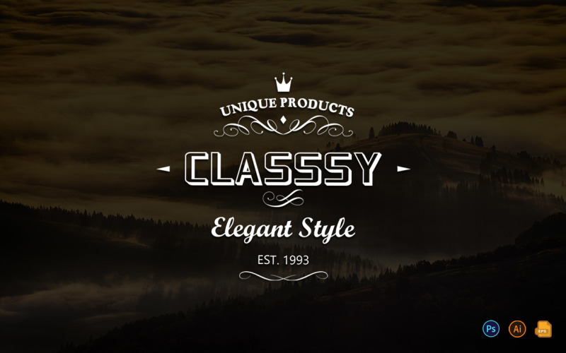 Vintage Logo and Badge Template-13 Logo Template