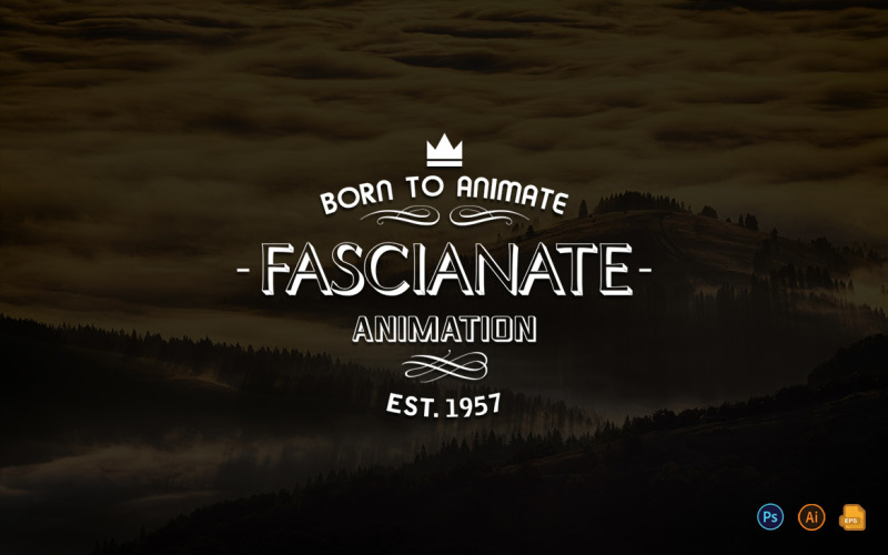 Vintage Logo and Badge Template-15 Logo Template