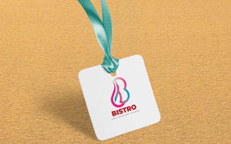 B Pattern Bistro Branding Logo Logo Template
