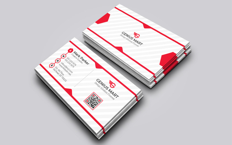Business Card Template 59 Corporate Identity
