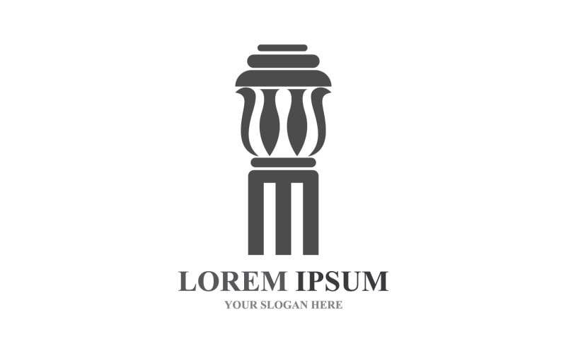Column Logo And Symbol Template V10 Logo Template