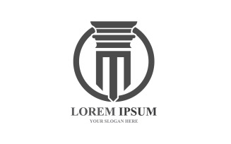 Column Logo And Symbol Template V4