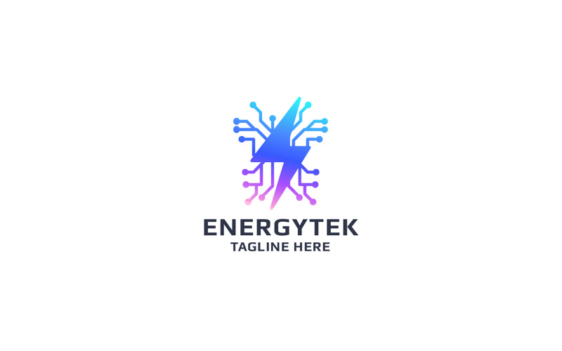 Professional Energy Tech Logo Logo Template