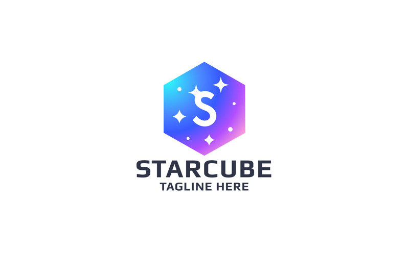 Professional Star Cube Letter S Logo Logo Template