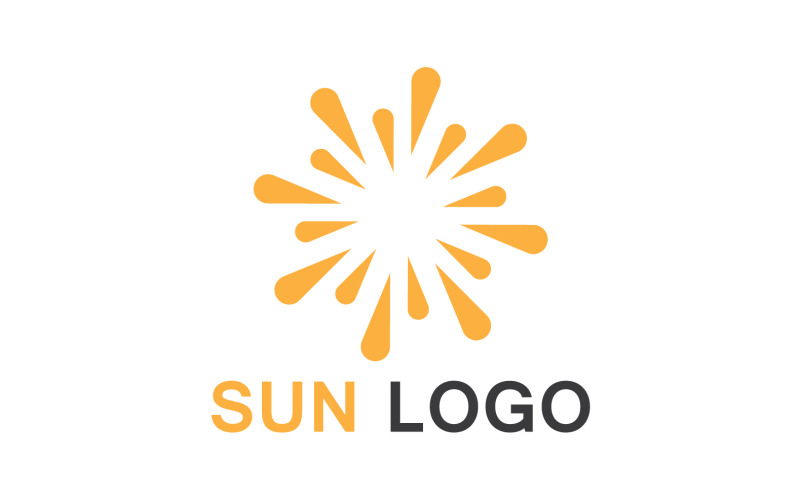 Sun Vector Logo And Symbol V4 Logo Template