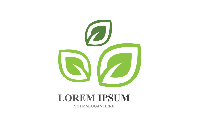 Logos of Green Tree Leaf Ecology Element Vector V19 Logo Template