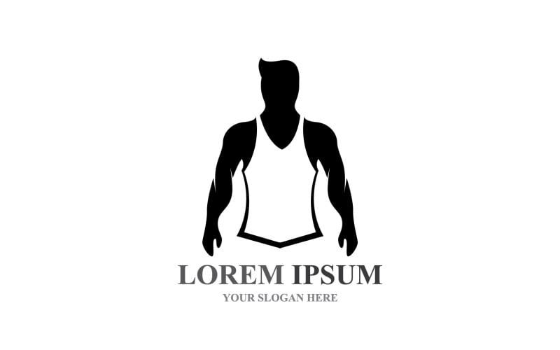 Sport Label Gym Badge Fitness Logo Design V1 Logo Template