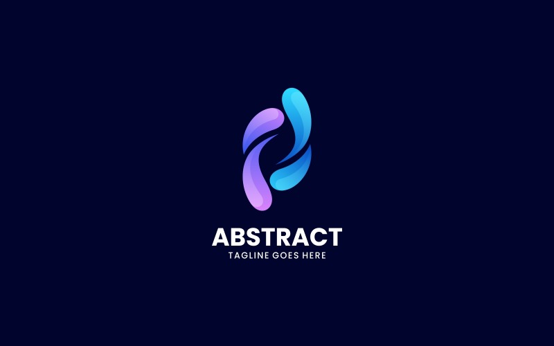 Vector Abstract Gradient Color Logo Design Logo Template