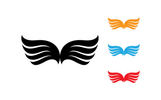 Falcon Wing Logo Template Vector Illustration V3