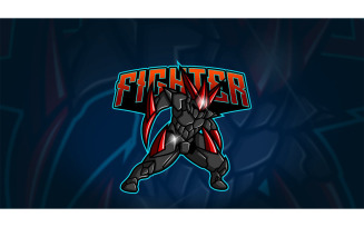 Fighter - Mascot & Esport Logo