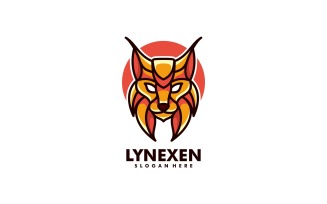 Lynx Simple Mascot Logo Design