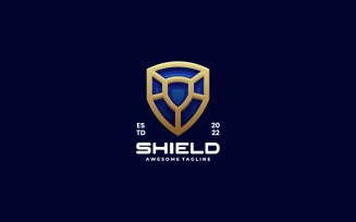 Shield Line Luxury Logo Style