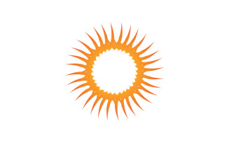 Sun Logo Vector Icon Template Design V3