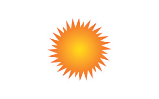 Sun Logo Vector Icon Template Design V5