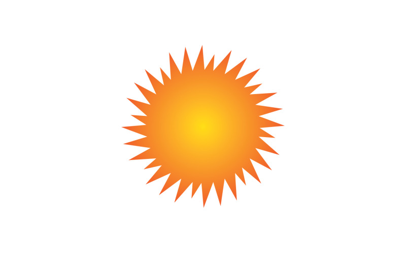 Sun Logo Vector Icon Template Design V5 Logo Template