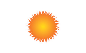 Sun Logo Vector Icon Template Design V6