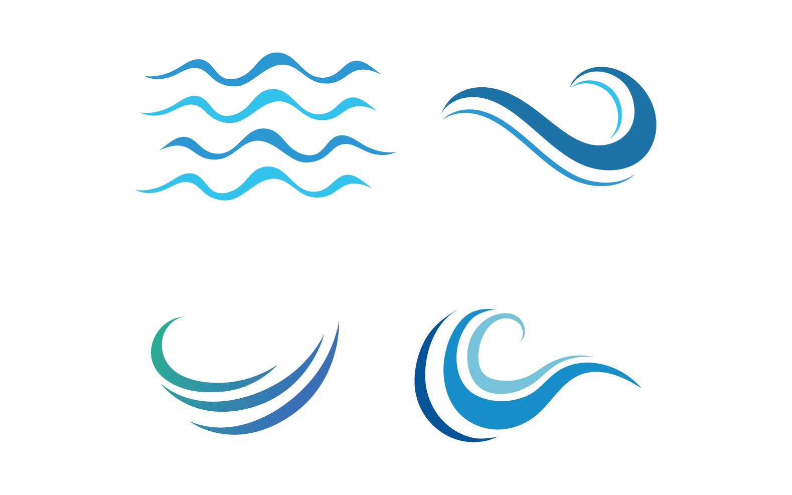 Kit Graphique #259309 Water Illustration Divers Modles Web - Logo template Preview