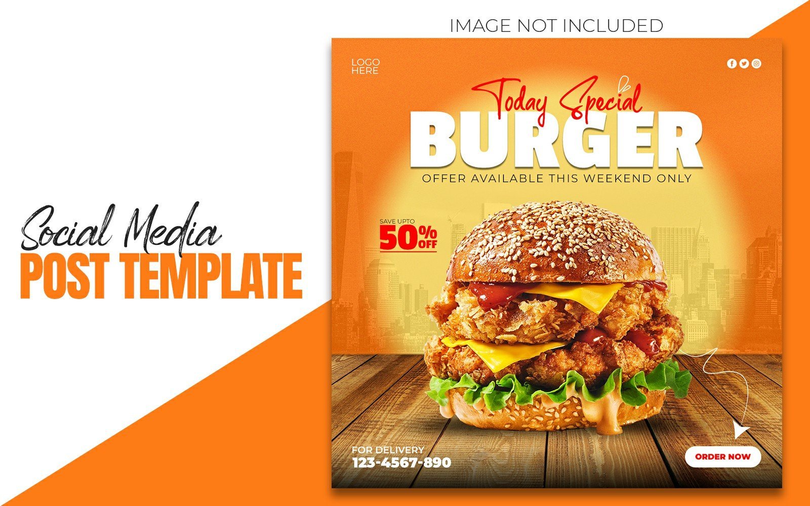 Template #259382 Post Food Webdesign Template - Logo template Preview