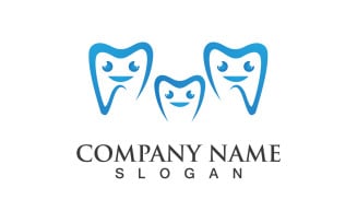 Dental Logo Vector Template Illustration Icon Design V15