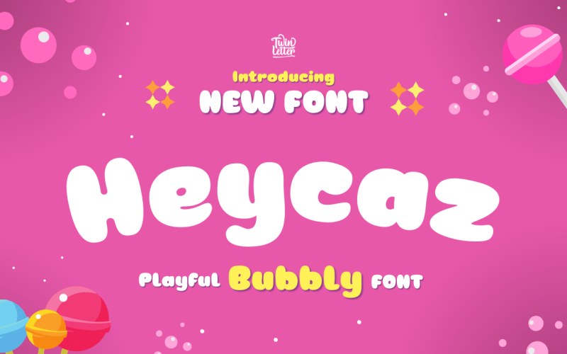 Heycaz is a quirky and cute font Font