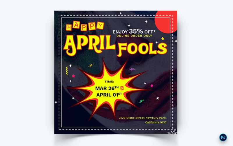 April Fools Day Social Media Instagram Template-05