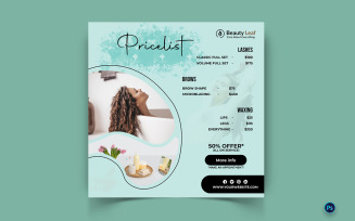 Beauty and Spa Social Media Instagram Post Template-02