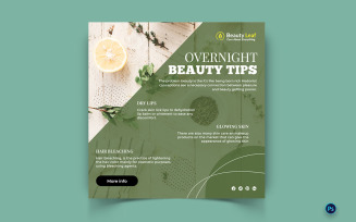 Beauty and Spa Social Media Instagram Post Template-04