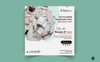 Beauty and Spa Social Media Instagram Post Template-11