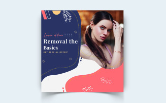 Beauty and Spa Social Media Instagram Post Template-16